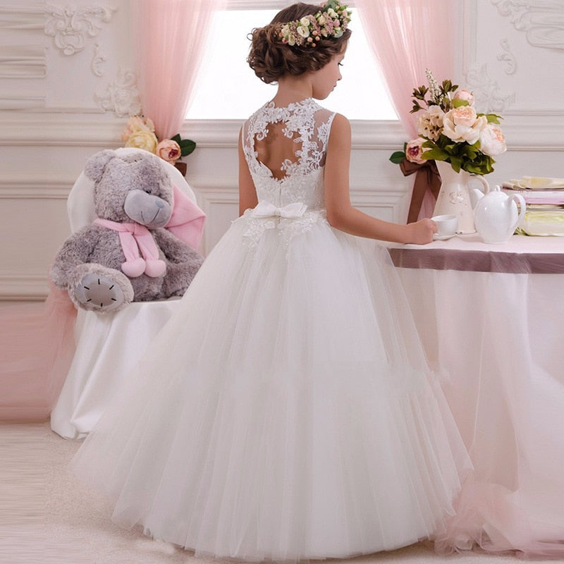 Baby Girls' Princess Ball Gown – Elegant Party & Wedding Bridesmaid Dress