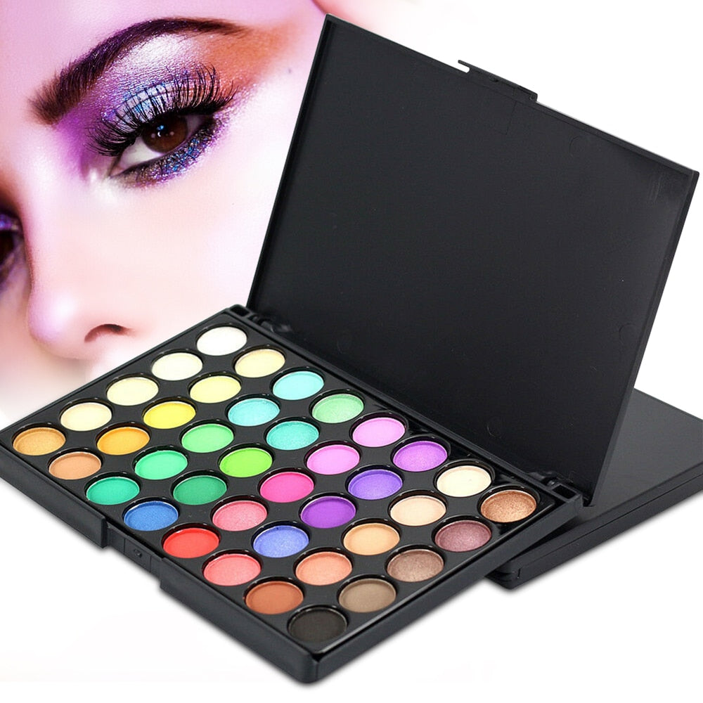 Makeup Matte Luminous Eyeshadow Waterproof Sweatproof Matte Shimmer