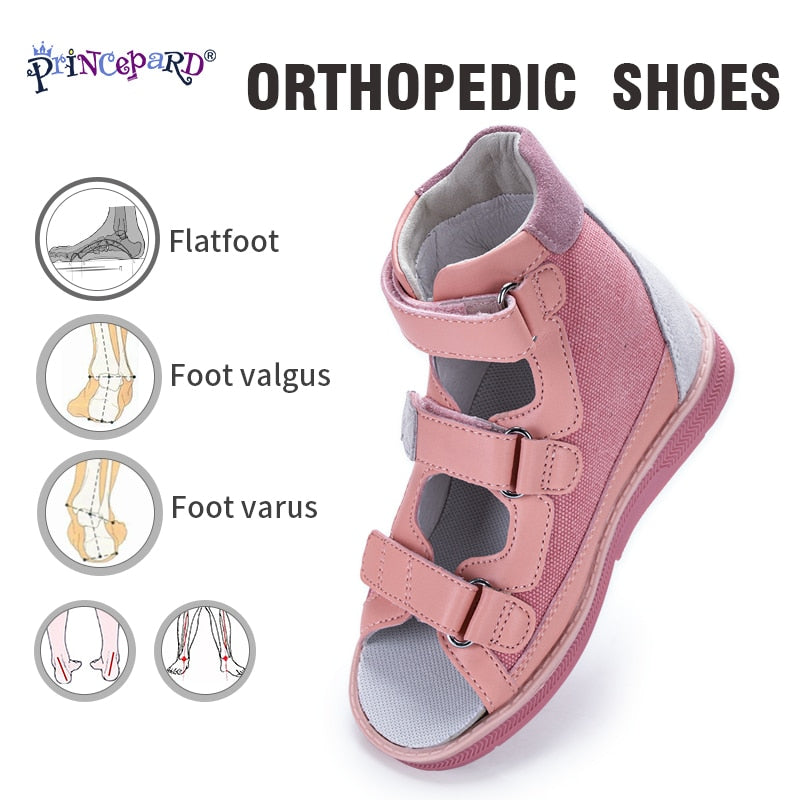 Princepard 2021 Children Orthopedic Shoes for Flat Feet Summer Kids Shoes