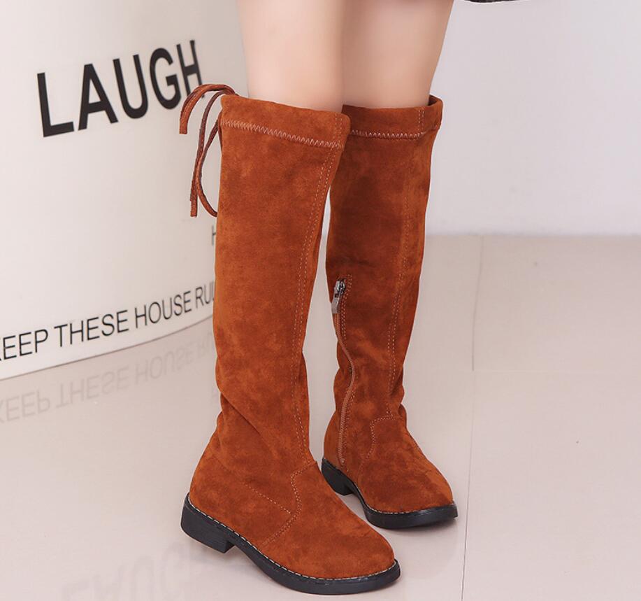 Girls Boots Children Shoes New Winter Leather Warm Fashion Girls