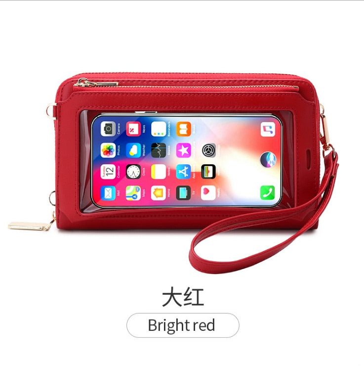 Women Messenger Bag Square Bag Cloth Pattern Turn Lock Mini Bag