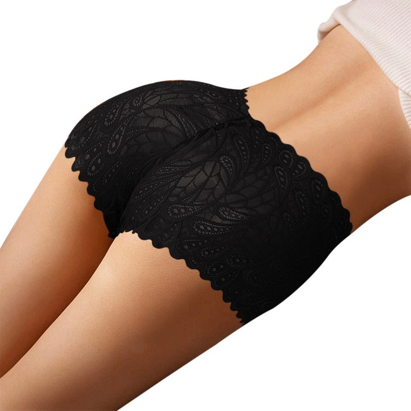 Sexy Lace Lingerie Women Hollow Out Boxers Fashion Women