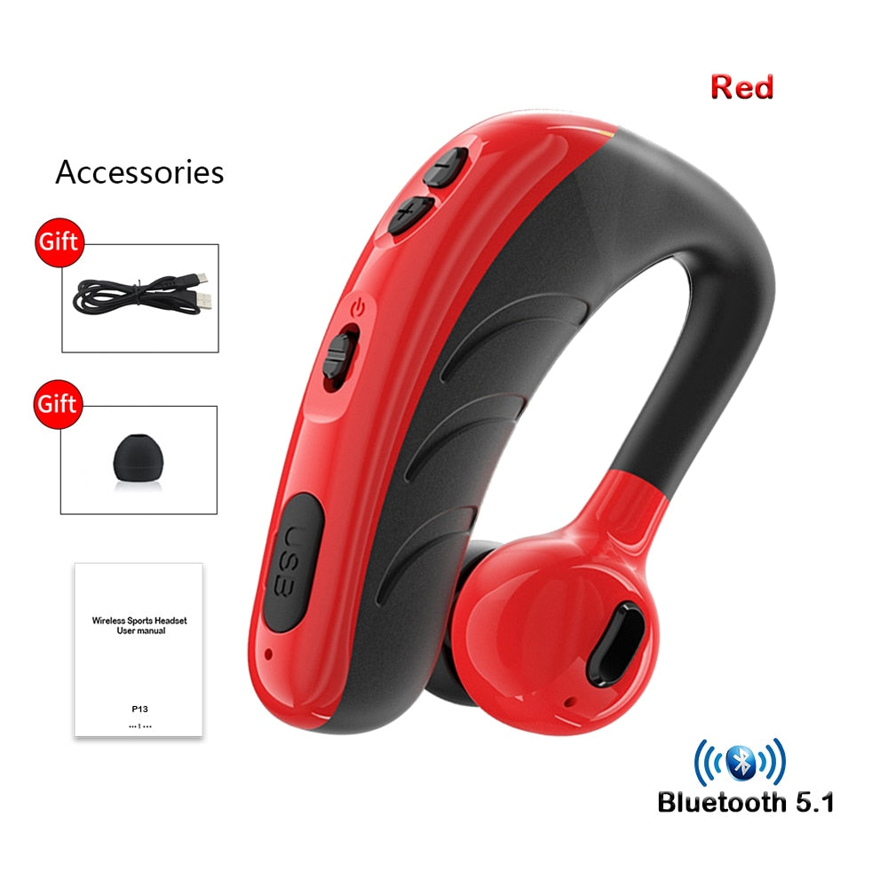 P13 Wireless Bluetooth-Compatible V5.1 Headset Quality Sports Headphones