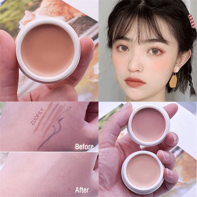 Concealer Foundation Cream Waterproof Long Lasting Deep Complexion Dark Circles