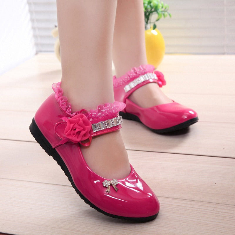 2020 Children’s Elegant PU Leather Princess Sandals – Stylish Kids’ Shoes