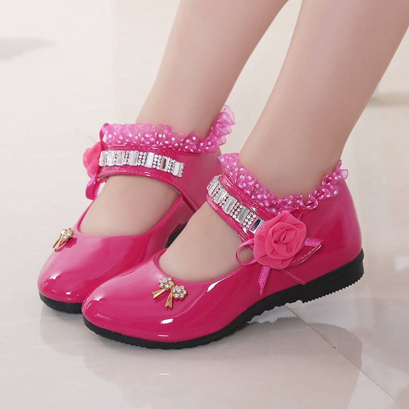 2020 Children’s Elegant PU Leather Princess Sandals – Stylish Kids’ Shoes