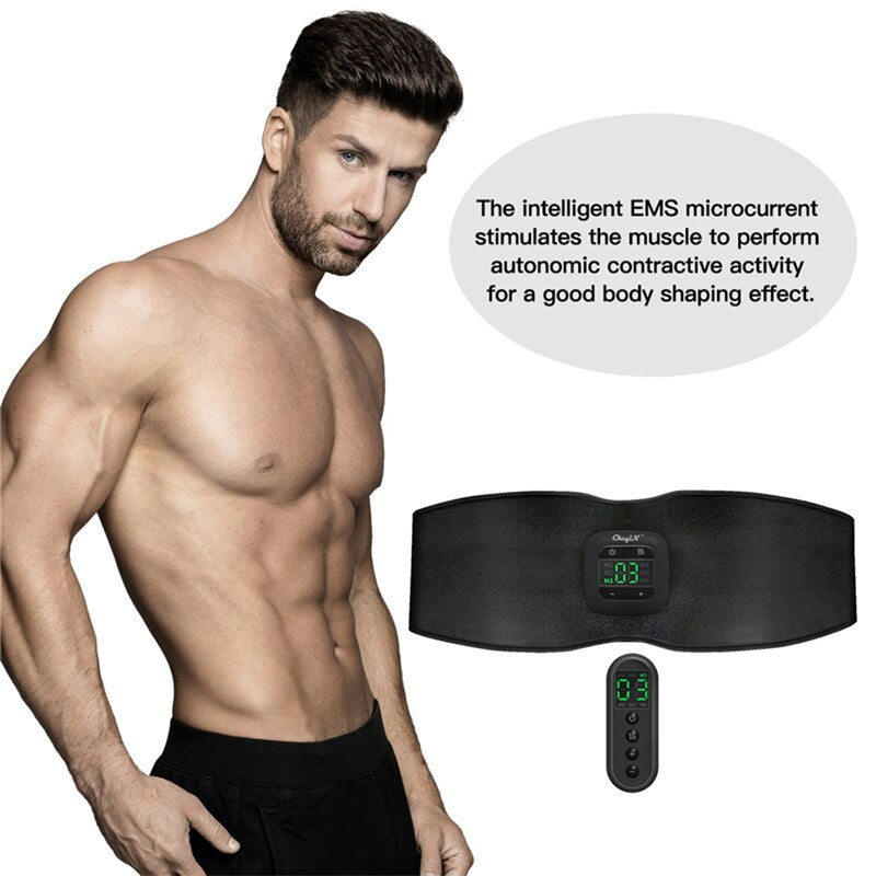 CkeyiN Smart Fitness Slimming Belt EMS Abdominal Apparatus Muscle Massage