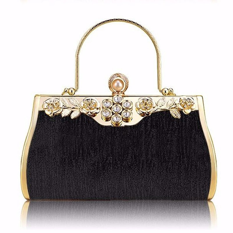 Women Luxury Handbags Diamonds Metal Small Day Clutch Party Evening Dress Evening