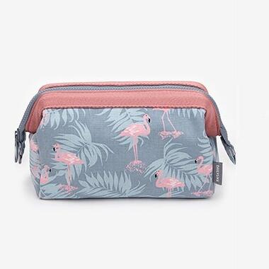 Women Travel Animal Flamingo Make Up Bags Girl Cosmetic Bag Makeup Beauty