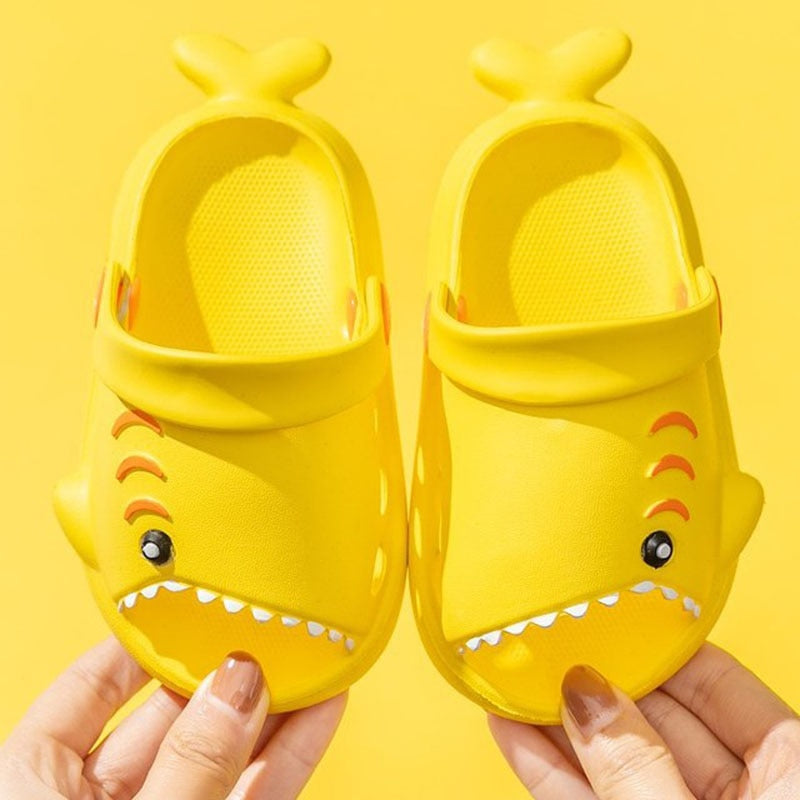 Children Slippers Kids Sandals Cartoon Shark Summer Toddler Boys Girls