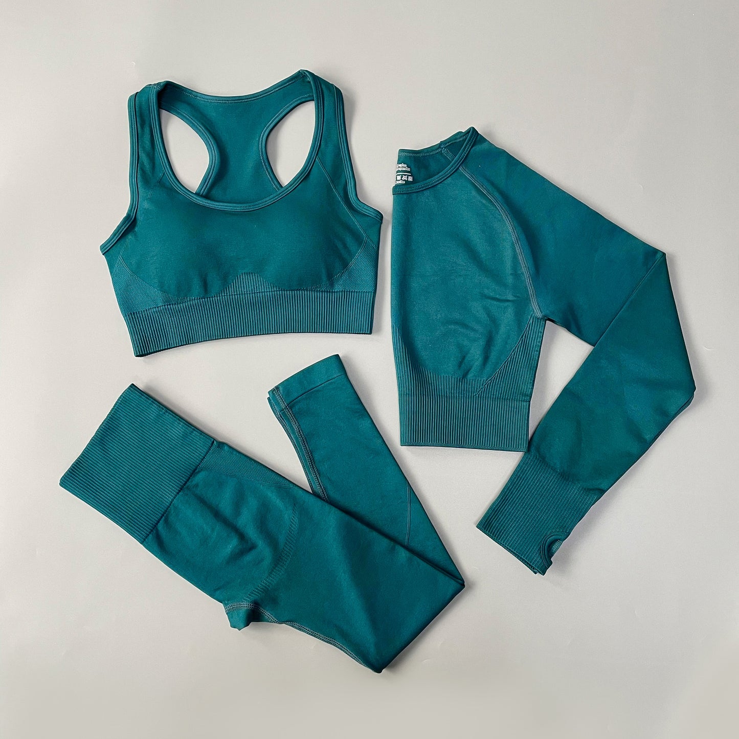 2/3/4PCS Seamless Women’s Yoga Set – Workout Sportswear Gym Clothes Fitness Outfit