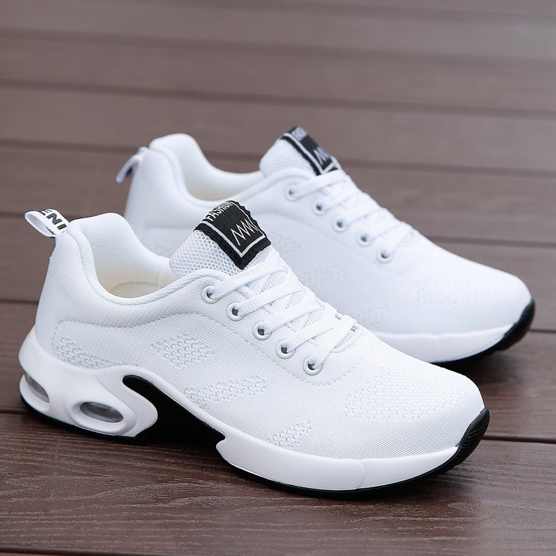 Sneakers Running Shoes Outdoor Sports Shoes Breathable Mesh Comfort Running Shoes Air Cushion Lace Up