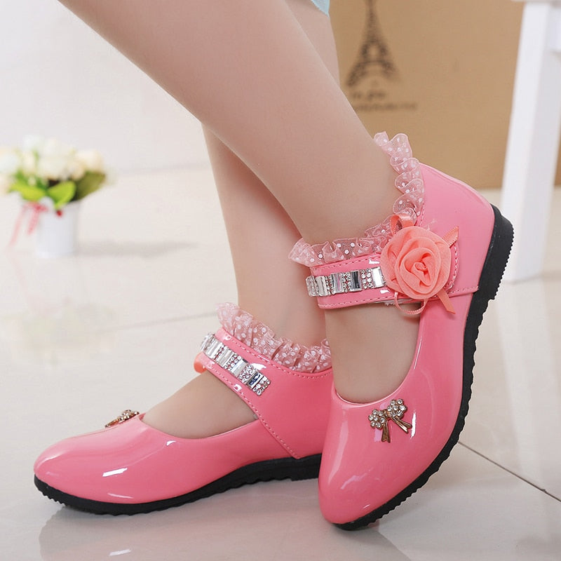 2020 Children’s Elegant PU Leather Princess Sandals – Stylish Kids’ Shoes