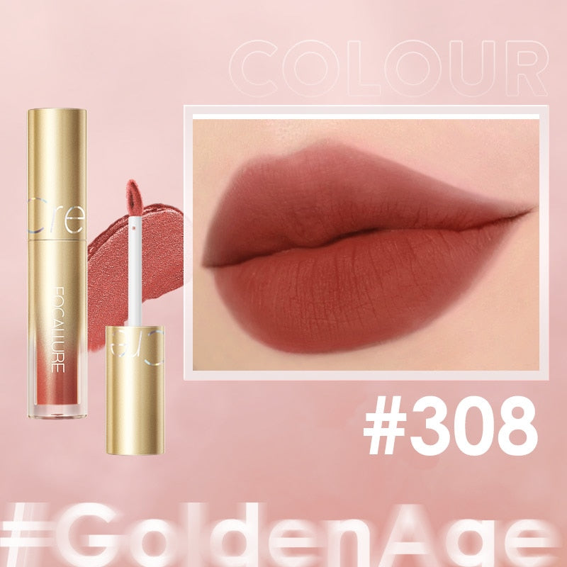 FOCALLURE Silky-Smooth Lip Cream Velvet Matte Lip Glaze Pigment Long Lasting For Lips