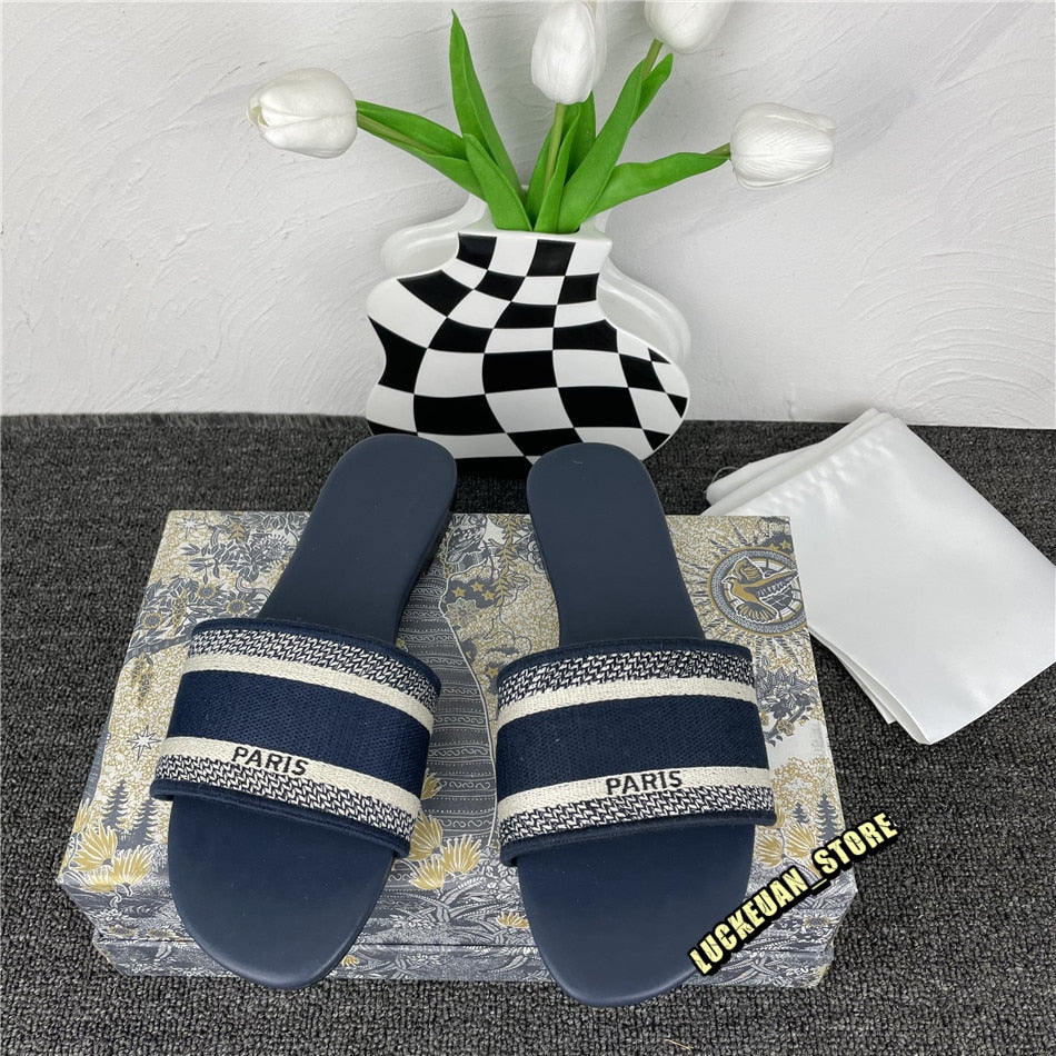 Women Shoe Slippers Woman Pumps Ladies Sandals Leather Slipper Flip Flops