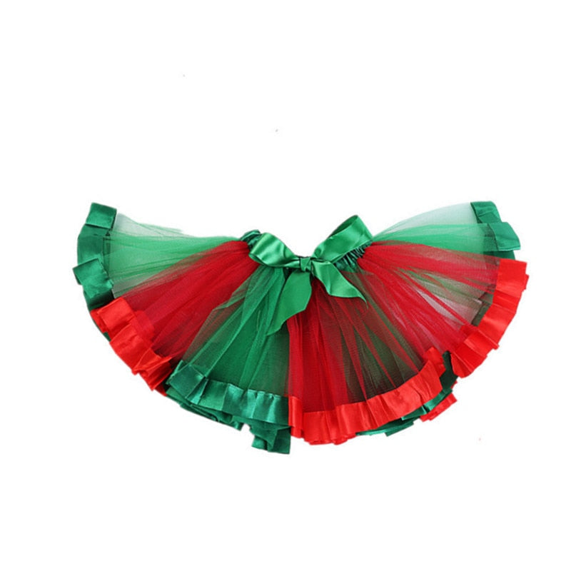 Multicolor 2 Pcs 4 Colors Performances Pettiskirts Dances Girls Suit Princess