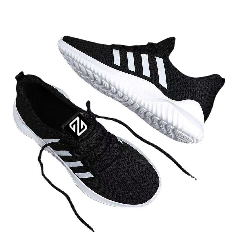 Spring New Breathable Flat Shoes Casual Running Student Sports Men Shoes Zapatilla Hombre Zapatos