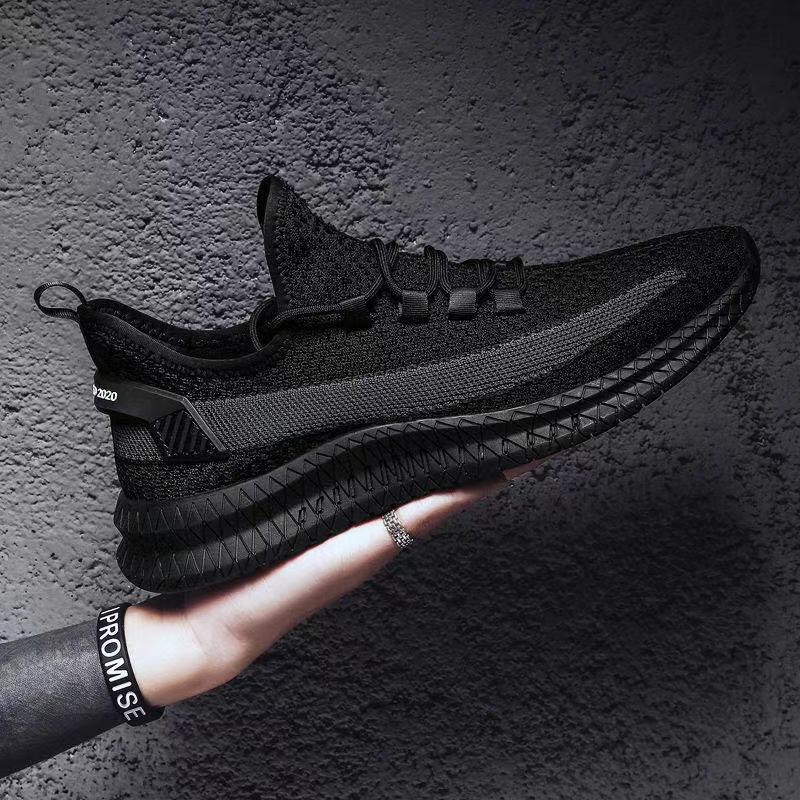 Men Shoes Spring Autumn Casual Shoes Mesh Breathable Comfortable Sports Shoes Male Lightweight Wear-resistant Running Shoes