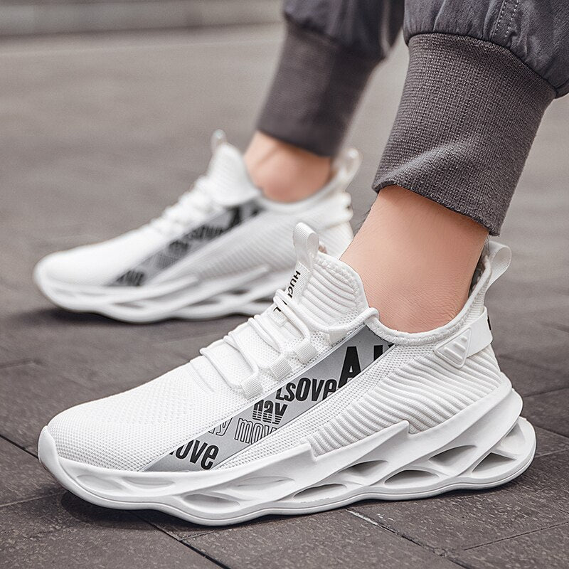 Sneakers Men Women 2022 Hot New Stretch Fabric Breathable Running