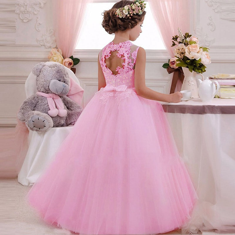 Baby Girls' Princess Ball Gown – Elegant Party & Wedding Bridesmaid Dress