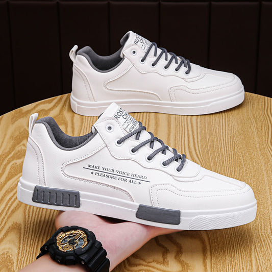 2022 new fashion men’s casual sports 38 ~ 45 size small white board shoes with Spring