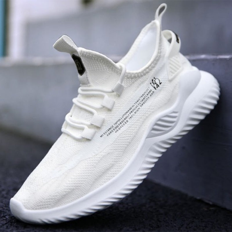 Men Shoes Spring Autumn Casual Shoes Mesh Breathable Comfortable Sports Shoes Male Lightweight Wear-resistant Running Shoes