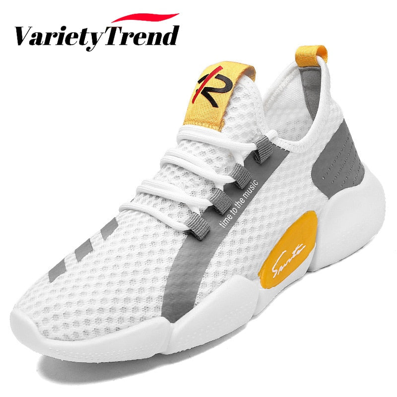 Men Shoes Spring Autumn Casual Shoes Mesh Breathable Comfortable Sports Shoes Male Lightweight Wear-resistant Running Shoes