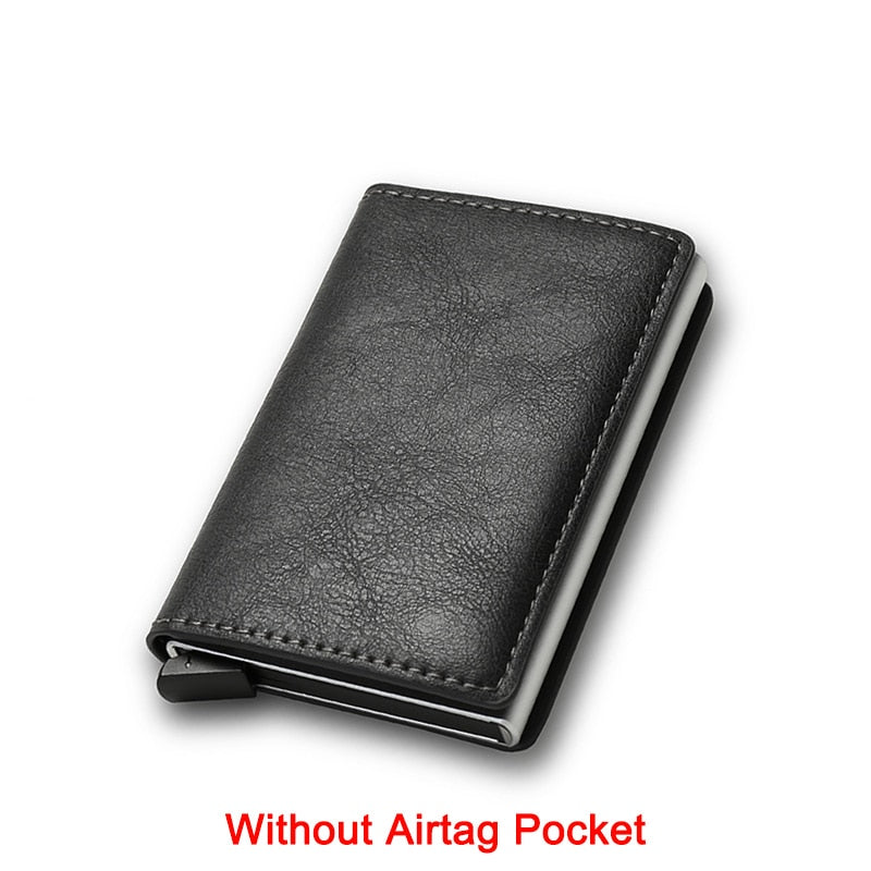 Rfid Card Holder Men Wallets Money Bag Male Black Short Purse 2022