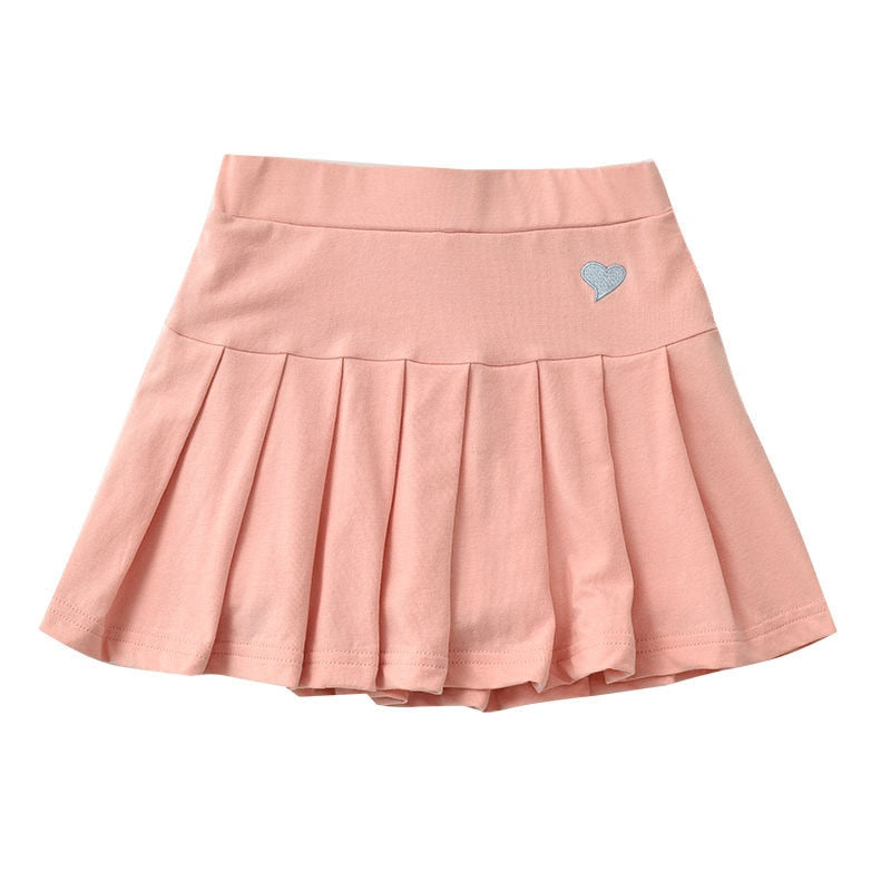 School Girls Skirt Summer 2022 Toddler Casual Pleated Skirts Cute Kids