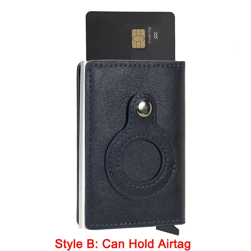 Rfid Card Holder Men Wallets Money Bag Male Black Short Purse 2022